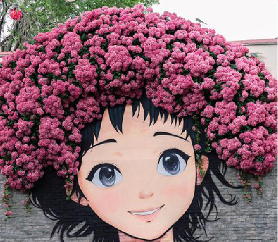 玉龙墙体彩绘-网红墙打卡