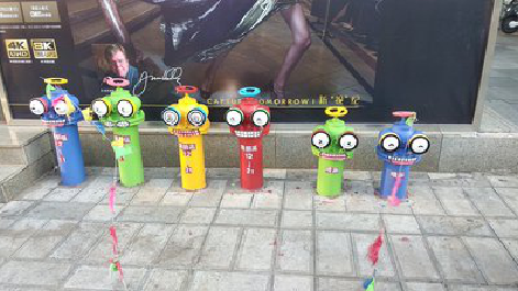 玉龙商业区彩绘