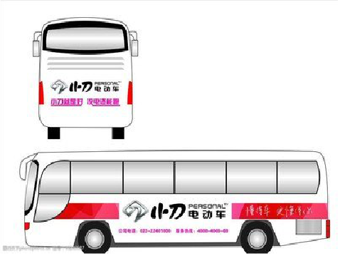 玉龙公交车身贴如何完美贴合？