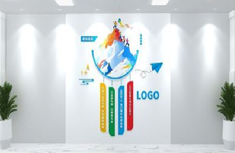 玉龙公司企业形象墙的工艺材料有哪些？