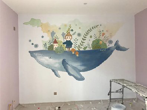 玉龙手绘墙的特点及优势。